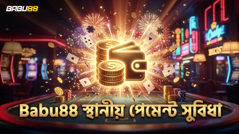 স্থানীয় পেমেন্ট অপশনে Babu88 রেজিস্টার করায় সুবিধা।