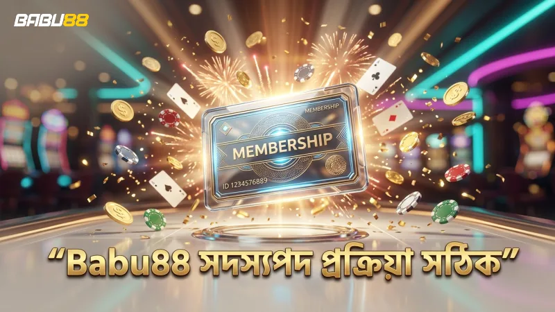Babu88 ভিআইপি ক্লাবের সদস্যপদ প্রক্রিয়া সঠিক হওয়া জরুরি