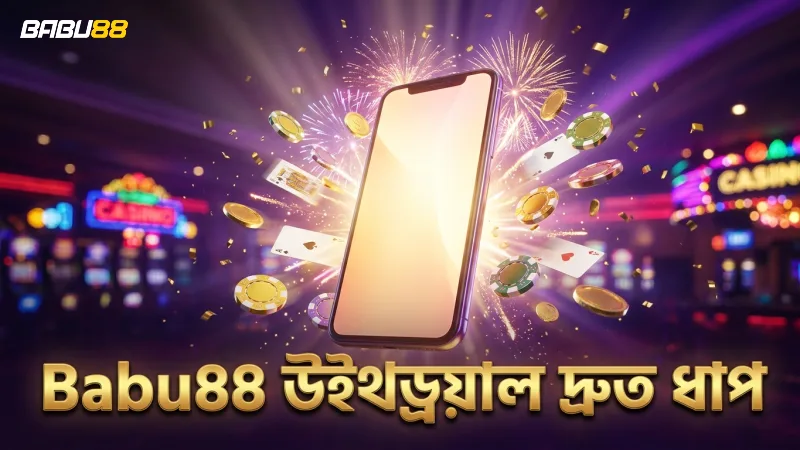 Babu88 উইথড্রয়ালে দ্রুততার জন্য সঠিক ধাপ অনুসরণ জরুরি