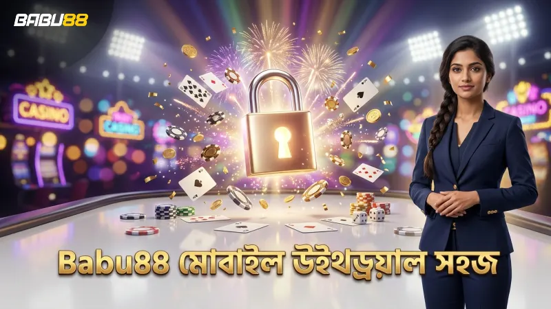 মোবাইল থেকে Babu88 উইথড্রয়াল সহজ এবং নিরাপদ