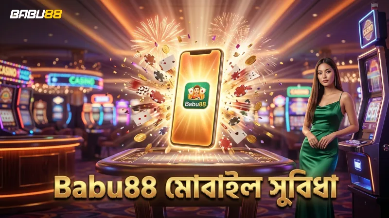 Babu88 মোবাইল অ্যাপে জ্যাকপট ফিশিং-এর ব্যবহার সহজ এবং সুবিধাজনক।